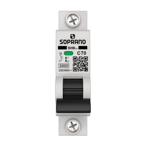 Disjuntor 70A Monopolar Soprano 3KA Curva C