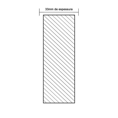 Porta Reck Finger Tingida Cor Mogno 80x210cm BB022