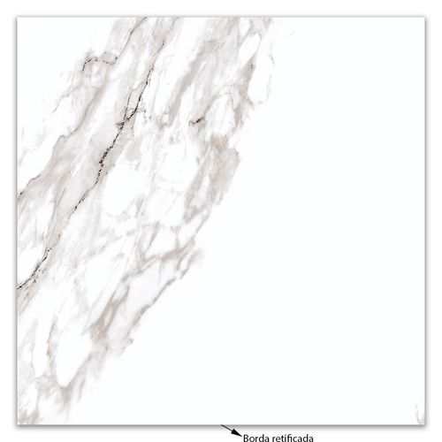 Porcelanato Delta Dharma Argenta-90 Polido "A" 90x90 Retificado