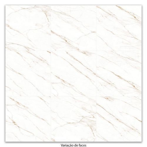 Porcelanato Delta Raggi Oro-90 A Acetinado "A" 90x90 Retificado