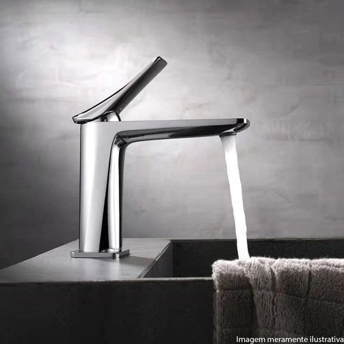 Misturador Monocomando Lavatório Neo Bica Baixa Cromado 2875 C92 7048708 Lorenzetti