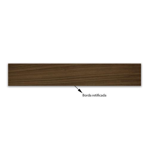 Porcelanato Elizabeth Itajai Chocolate Externo "A" 19,7x120 Retificado
