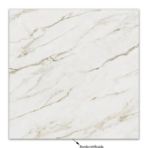 Porcelanato Elizabeth Piquiri Polido "A" 100x100 Retificado