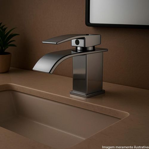 Misturador Monocomando Aqqua para Lavatório Sense Cromado