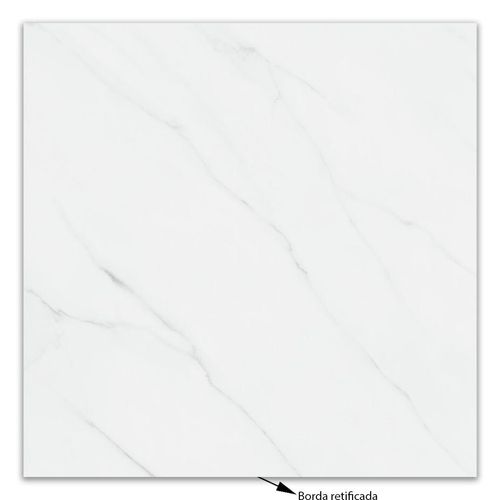 Porcelanato Elizabeth Ouro Branco Acetinado "A" 120x120 Retificado