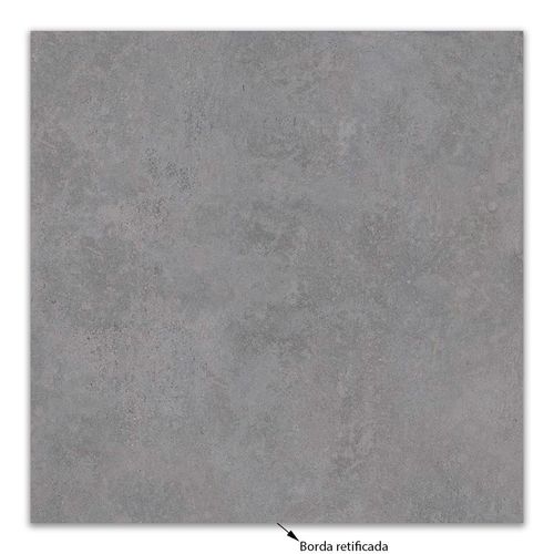 Porcelanato Gaudi Broadaway Dark Grey Acetinado "A" 81x81 Retificado