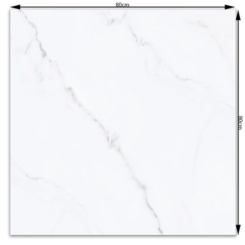 Porcelanato "A" 80x80 Calacata Light Polido Retificado Calacata Oro PL 80 Gaudi