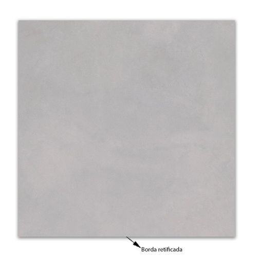 Porcelanato "A" 72x72 Retificado Madrid Plata Acetinado 3056-A Delta