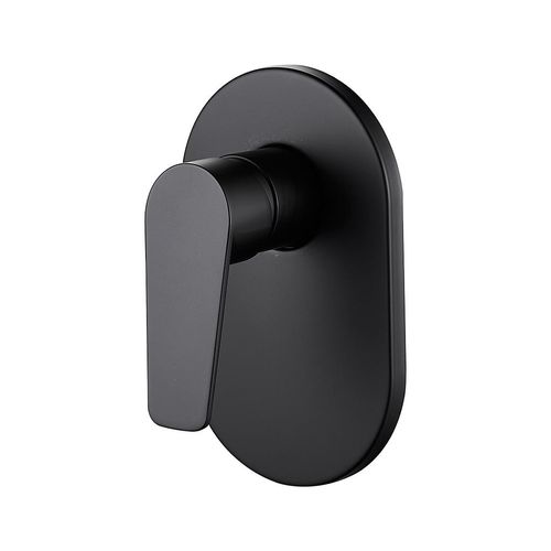 Acabamento Misturador Monocomando Aqqua Chuveiro Luna Preto Fosco