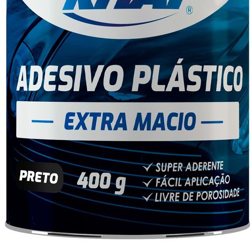 Massa Plástica Rhai 400g Extra Macio Preto