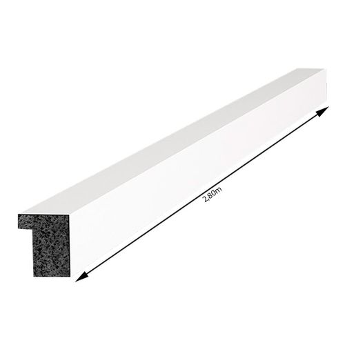 Acabamento Santa Luzia Nero Branco Nuvem com 2 Unidades 2,80m