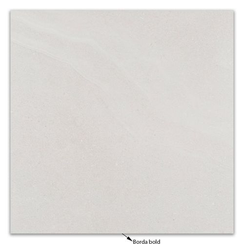 Porcelanato "A" 60x60 Khali Off White Acetinado 8057532 Eliane