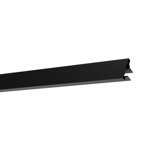 Perfil de Sobrepor Luminatti Trik Para Fita LED Luz Indireta 1M Preto