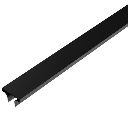 Perfil de Sobrepor Luminatti Trik Para Fita LED Luz Indireta 3M Preto