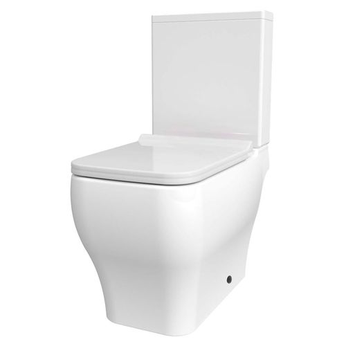 Kit Bacia com Caixa Acoplada Completo Roma Branco ST78478 Aqqua