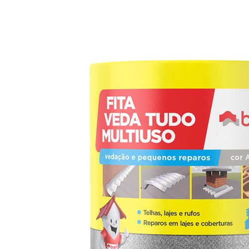Fita Veda Tudo Multiuso Cinza Metalizado 15cmx10m