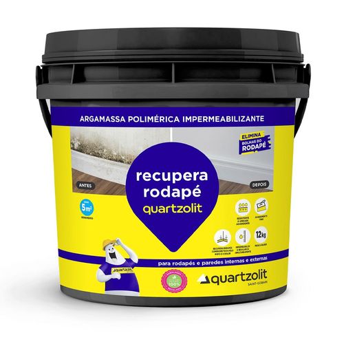 Recupera Rodapé Quartzolit 12Kg