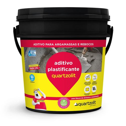 Aditivo Plastificante Quartzolit 18 Litros