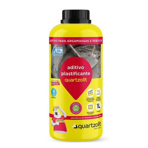 Aditivo Plastificante Quartzolit 1 Litros