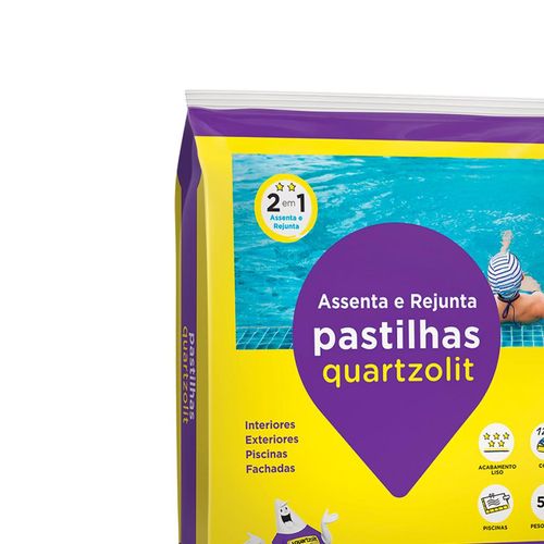 Argamassa para Pastilhas Quartzolit Preto Grafite 5kg