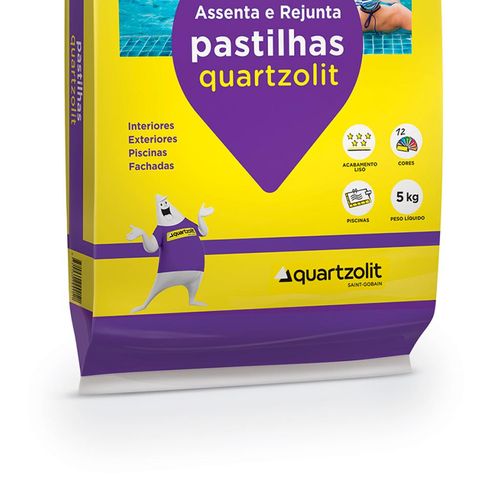 Argamassa para Pastilhas Quartzolit Preto Grafite 5kg