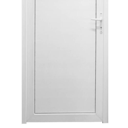 Kit Porta de PVC Multilit Externa Branco Esquerda 210x90x6cm