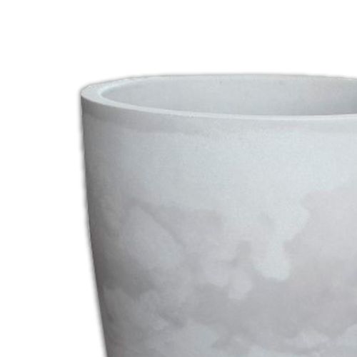Vaso Liso Japi Cônico Cimento Queimado 30cm