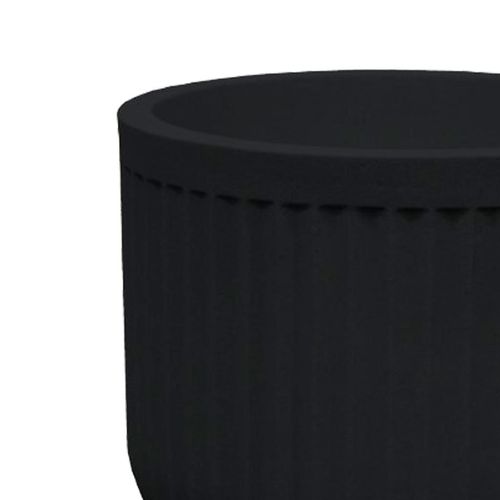 Vaso Cilíndrico Japi Atenas Chumbo 36cm