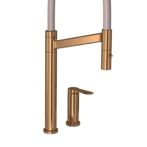 Misturador Monocomando para Cozinha Deca Mesa Bica Alta Colore Red Gold e Fendi