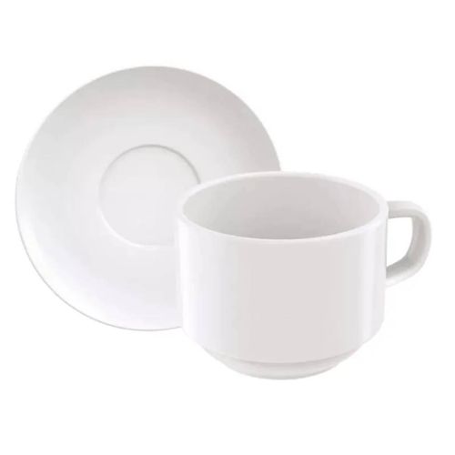 Conjunto de Xícaras com Pires 240ml de Chá Paola 96600137 Tramontina