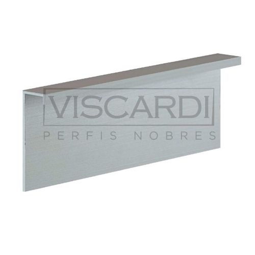 Perfil de Alumínio Viscardi Capri Matte 254 3,5x1,25x300cm