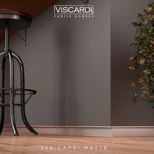 Perfil de Alumínio Viscardi Capri Matte 254 3,5x1,25x300cm
