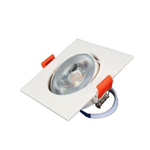 Spot de Embutir Easy Led 7w Quadrado Branco Luz Neutra 630LM YQ093074BCDEAV2 Llumm Bronzearte