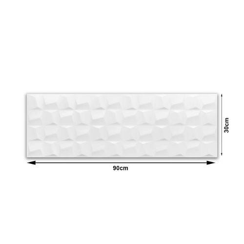 Revestimento Acetinado Eliane Cubic White "A" 30x90cm