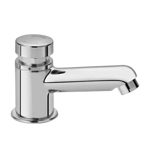 Torneira de Mesa para Lavatório Docol Pressmatic Compact Ciclo Fixo Cromada