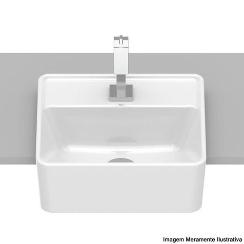 Cuba de Semi Encaixe Roca Óptica CQ36 Branco 36x34cm