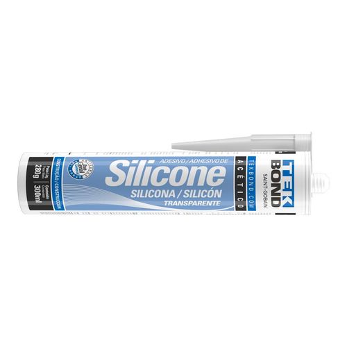 Silicone Acético 280g Transparente 22034002000 Tekbond