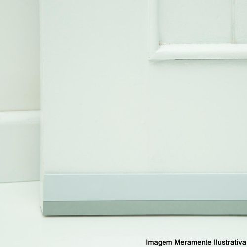 Veda Porta em PVC Tecnoperfil Tec288 Flexivel Fix Fita Branco 108 100cm