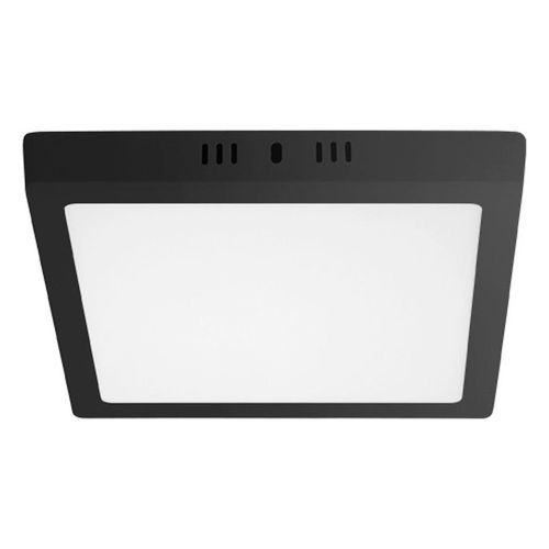 Painel de Led Taschibra Lux Quadrado de Sobrepor Preto Luz Neutra 24W