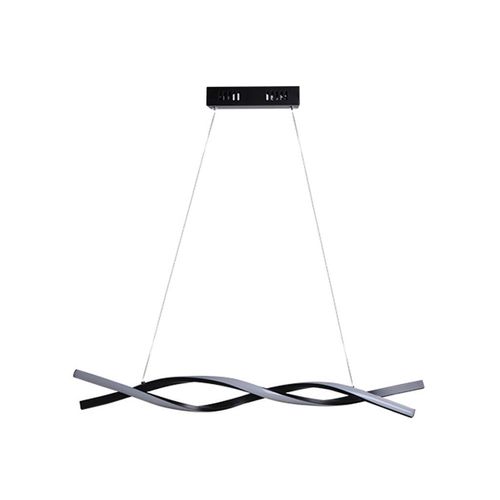 Pendente Led Taschibra Paris Preto Luz Amarela 18W