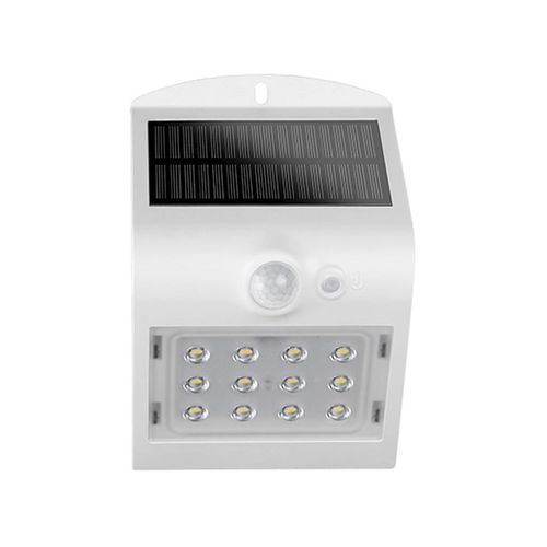 Arandela de Led Solar Sunshine AS2 Taschibra com Sençor de Presença Luz Branca 3W